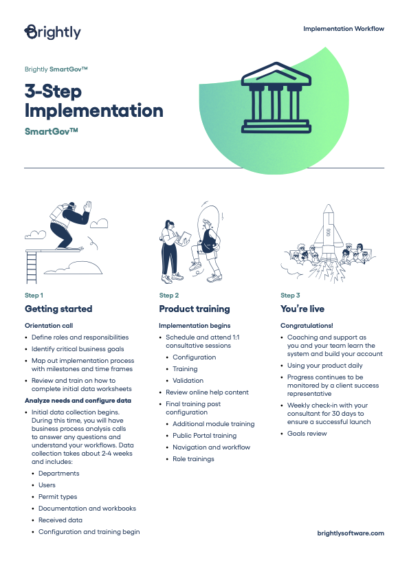 SmartGov 3-Step Implementation