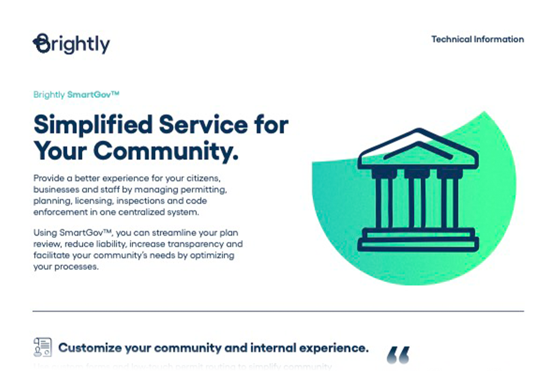 SmartGov Tech info