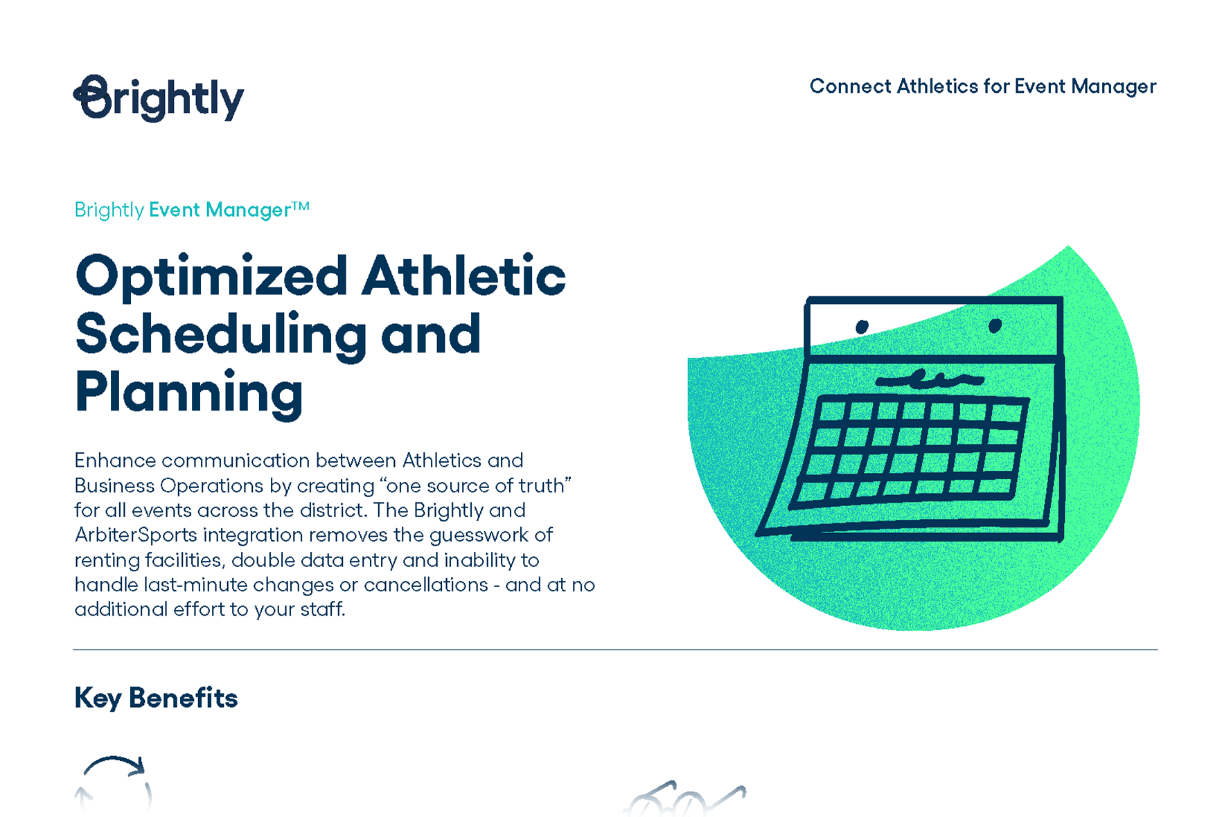 Connect Athletics - Datasheet - Event Manager