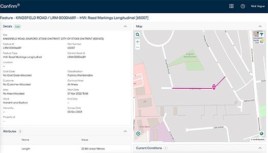 Confirm - Inspect Road Markings