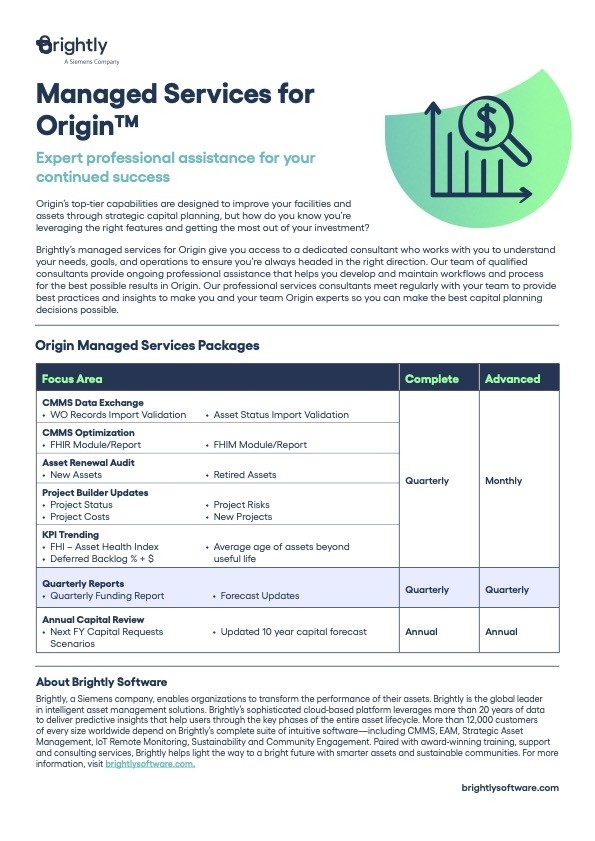 Managed Services for Origin