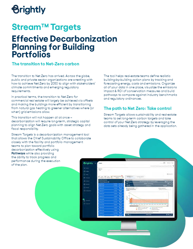Stream Targets Datasheet