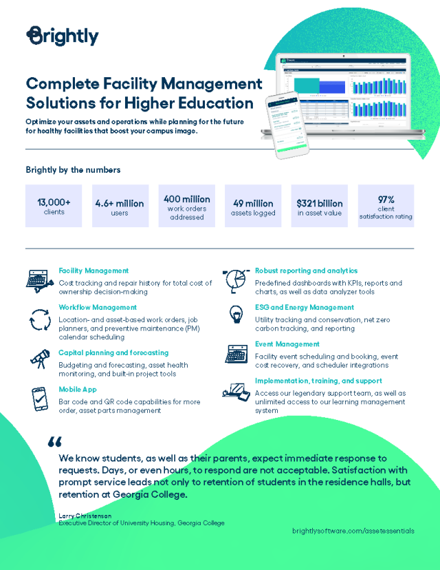Complete Facility Management Solutions for Higher Education