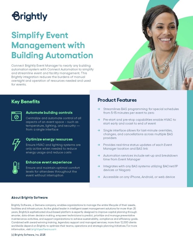 Simplify Event Management with Building Automation