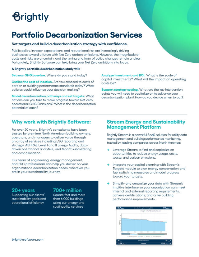 Stream Portfolio Decarbonization Services