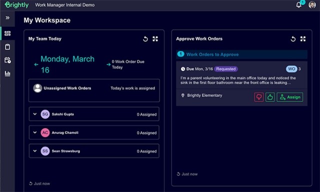 Work Manager Dashboard