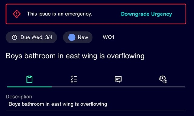 Work Manager Work Order Details