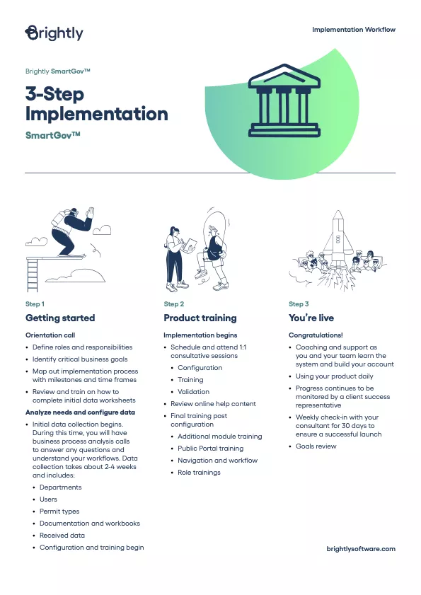 SmartGov 3-Step Implementation