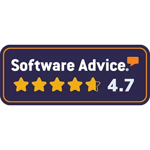 Software Advice 4.7 Rating