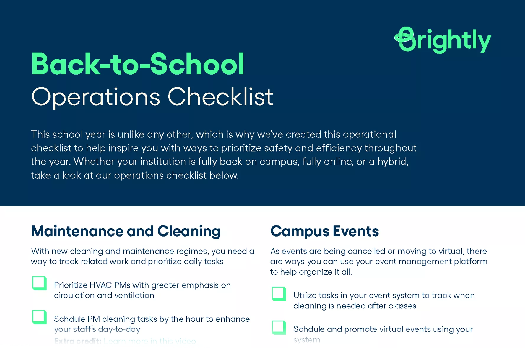 Back to School Checklist - Preview Image